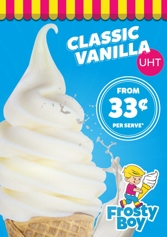 Frosty Boy Classic UHT Vanilla Soft Serve Mix