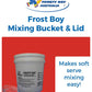 Frosty Boy Soft Serve 15L Mixing Bucket & Lid